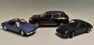 Porsche 1:18 Scale Diecast Models to include Maisto Porsche Cayenne S, Minichamps Porsche 911 and