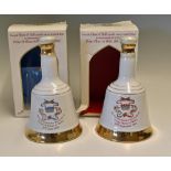 2x Bell's Special Edition Royal Commemorative Decanters of Whisky to include the birth of Prince