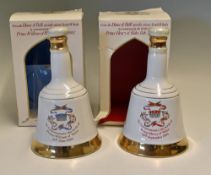 2x Bell's Special Edition Royal Commemorative Decanters of Whisky to include the birth of Prince