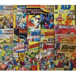 1970/80s Marvel Comic Books to include 1977 The Complete Fantastic Four No1, 2 and 3, 1981 Marvel