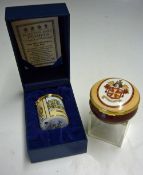 Halycon Days Enamels 'The Wolverhampton City Box' a commemoration of Wolverhampton City 2000,