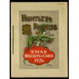 Huntley & Palmers - Xmas Cakes & Biscuits. Christmas 1928 Sales Catalogue - A 20 page sales