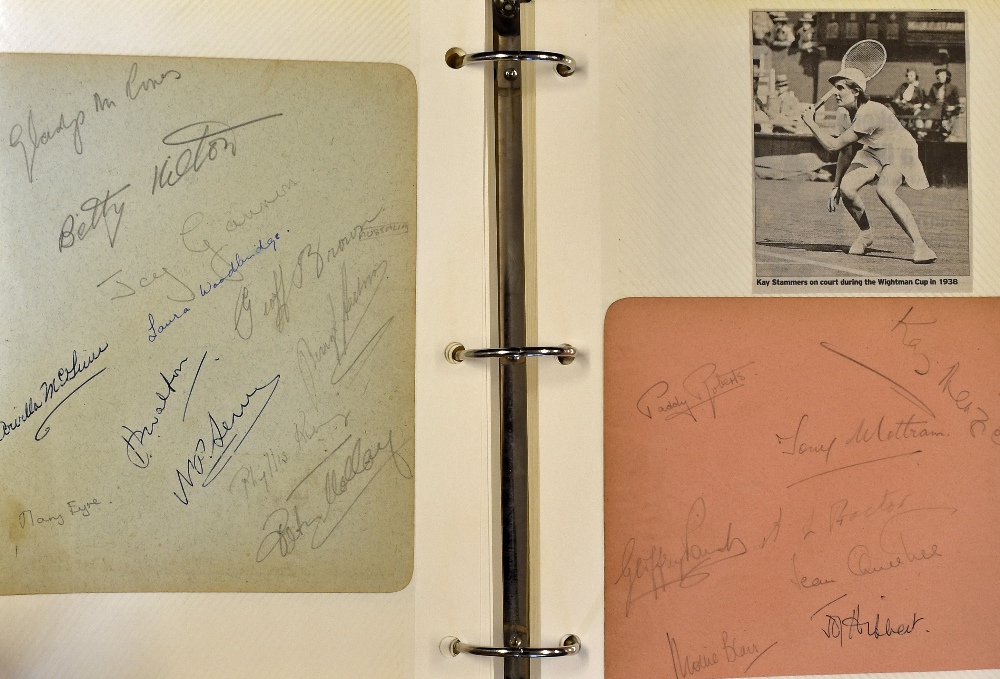 Autographs - An autograph album containing a wide variety to include Jody Scheckter, Jill Ireland, - Image 6 of 6