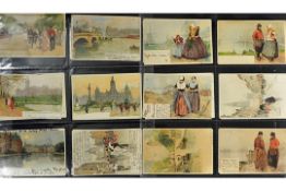 Selection of 'H Cassiers' Postcards - many early 20th Century, with a range of scenes such as