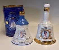 2x Bell's Special Edition Royal Commemorative Decanters of Whisky to include 4th August 1990 to