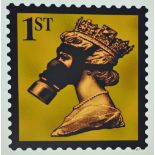 'Stamps of Mass Destruction' Prints Signed with 'AP' Queen 1st, 2nd and 3rd - by James Cauty (b.
