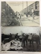 India - Sikh Soldiers at Camp WWI Postcard Two vintage French postcards showing Sikh soldiers at a