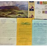 B.O.A.C. Comet Jetliner Service First Day Covers postmarked 1952 together with Francis J. Field