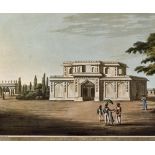 India - Music Gallery at the entrance to the Mosque, Seringapatam 1804 Print - aquatint by Lieut.