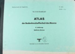 WWII German U-Boat Atlas - 'Atlas der Bodenbeschaffenheit des Meeres 4. Liefrung Subliche