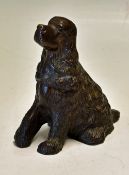 Bronze Dog Figure no maker's mark apparent, measures 12cm in height