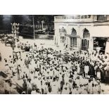 India - Release of Freedom fighter Photograph - Large rare early photograph during the British