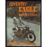 Coventry Eagle Motor Cycles sales Catalogue 1940 - An 8 page scarce wartime brochure illustrating