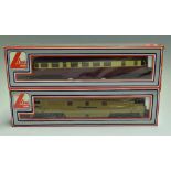 OO Gauge Lima 205133 MWG W22 Diesel Railcar maroon and cream plus 205126 MWG D1000 'Western