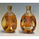 2x Rare 1970s Haig Dimple Bottles of Scotch Whiskey marked with the original labels, Dimple Old