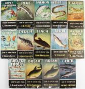 "How to Catch, Make, Find et al " Collection of Fishing Books (14) - all with dust jackets to incl