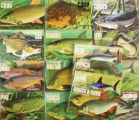 Catchmore Fishing Booklets: complete set of 16x 1st editions publ'd by Wolfe Publishing Ltd (G)