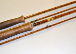 Split Cane Fly Rods (2): Walker-Bampton Rod: 8ft 4ins 2pc split cane fly rod with bridge guides,