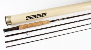 Sage graphite Trout fly Rod: 9ft 3pc with spare tip - line #6 - very lightly used comes in makers