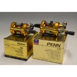 2x Penn International Round Bait casting reel in makers boxes - Penn International 975 (Counter