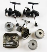Hardy and Mitchell small spinning reels, spare spools et al (3): Unused Hardy Altex No.1 Mk.1 in