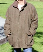 Good British Millerain Milair Tweed Style Fishing Coat - two large handpockets and two good side