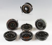 Collection of Daiwa and Leeda fly reels and spare spools with lines (7): Leeda Gearfly with