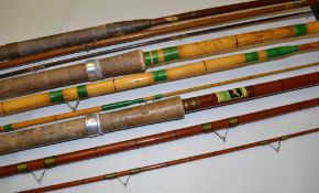 Coarse Fishing Rods (3): Allcock Redditch, "The Billy Lane Match Rod" 12ft 3pc fibreglass, brass