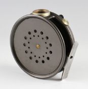 Fine Hardy Perfect 3 5/8" post war alloy fly reel c.1980's - with rim tensioner, clear agate line