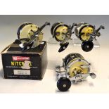 4x Mitchell Salt Water Reels - Mitchell 606 in makers box c/w parts list and Mitchell Lube; Mitchell