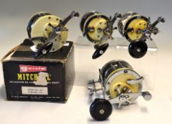 4x Mitchell Salt Water Reels - Mitchell 606 in makers box c/w parts list and Mitchell Lube; Mitchell