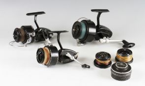 Collection of various Mitchell Spinning reels and spare spools (6): Mitchell 306 Salt Water reel (