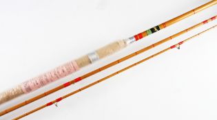Fine Allcocks Super Wizard Rod: 11ft 3pc whole can butt and split cane mid and top sections -