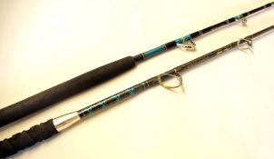 2x Stand Up Boat Rods - Shimano Dynamic Response Beast Master Boat 3050 6ft 6in carbon rod with TC
