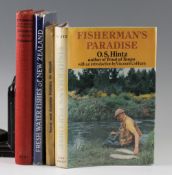 New Zealand Fishing Books (4) - Fisherman's Paradise by O. S. Hintz, Trout and Salmon Fishing in