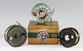 Collection of modern fly reels (3): Fine Pflueger Trion 2855 Hi Tech Stainless Steel fly reel unused
