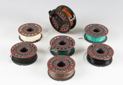 Leeda trout fly fishing reel and 6x spare spools with line (7): Leeda LC 100 (3.5"dia) light