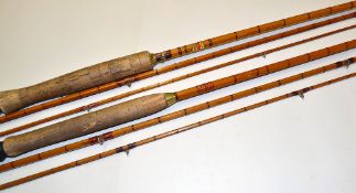 Fly Rods (2): Martinez & Bird, Redditch Rod: "Windrush" 9ft 3pc split cane fly rod - bridge guides