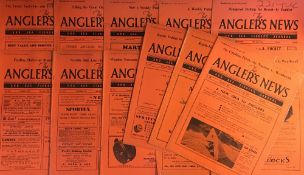 Angler's News (92) - and Sea Fishers Journal large format magazines with paper covers, c.1950's,