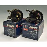 2x Penn Long Beach Bait Casting Sea Reels - unused 267 and 268 (with line) models with one piece