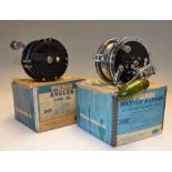 2x vintage Penn Sea Reels in original makers boxes - Penn Master Mariner 349HC stainless steel frame