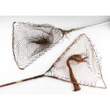 Hardy Trout Landing Nets (2): Early Hardy Brothers Makers Alnwick The Royde Patent landing net -
