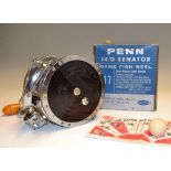 PENN SENATOR 14/0 BIG GAME REEL - stainless steel frame with Bakelite end plates, on/off check, star