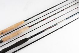 2x Ron Thompson and Sportfish carbon trout fly rods (3): Innovation 7ft 2pc line #3-4 and The