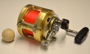 Shimano Tiagro 20 big game sea reel - two speed lever drag multiplier reel c/w harness lugs and