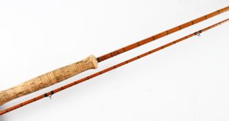 Hardy "The Featherweight Perfection" Palakona fly Rod: 9'6" 2 piece split cane with screw locking