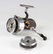 Hardy Altex No.2 Mk. V spinning reel and spare spool: LHW folding handle, finger pick up, ribbed