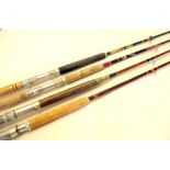 4x various 20lb sea/boat rods - to incl Abu Pacific 7ft 3in c/w lined ring guides and tip, foam