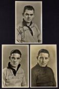 1939 Wolverhampton Wanderers b&w player team portraits (by A. E. Magna) each postcards hand signed