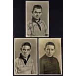 1939 Wolverhampton Wanderers b&w player team portraits (by A. E. Magna) each postcards hand signed